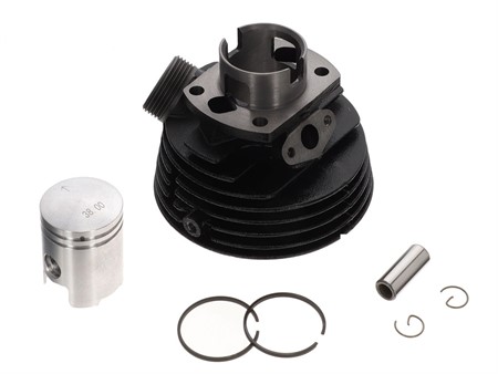 Zylinder 38mm Sachs 50/3, 50/4 Guss «50cc» runder Einlass Zylinder 38mm Sachs 50/3, 50/4 Guss «50cc» runder Einlass