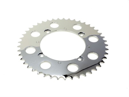 Couronne ALU plate 45 dents, 4 trous, SACHS / PUCH X-30 Couronne ALU plate 45 dents, 4 trous, SACHS / PUCH X-30