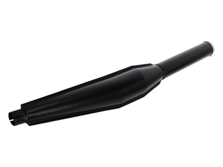 Auspuffendtopf Fuego schwarz für 32mm Krümmer