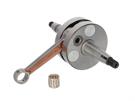 Vilebrequin Racing masses pleines 975gr. (spi 22mm), vélomoteur Puch E50