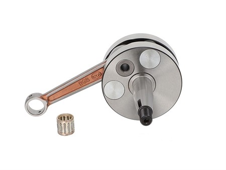Vilebrequin Racing masses pleines 975gr. (spi 22mm), vélomoteur Puch E50
