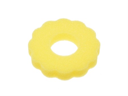 Eponge décorative pour réservoir, JAUNE