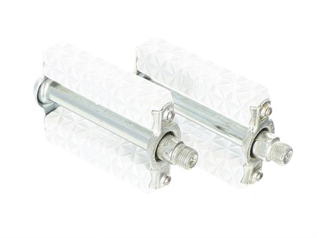 Pedal-Set Weiss, Solex / Universal (Paar) Gewinde M14x1.25