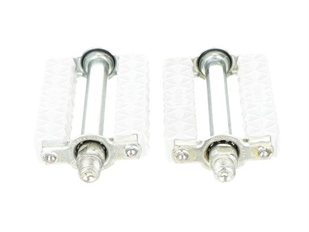 Pedal-Set Weiss, Solex / Universal (Paar) Gewinde M14x1.25