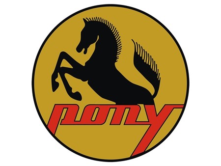 Aufkleber Pony Wappen (48mm)