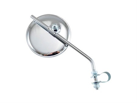 Rétroviseur rond Ø 10cm, filetage M8, chromé Rétroviseur rond Ø 10cm, filetage M8, chromé