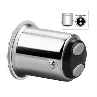 Birne LED BAY15D, weiss 12V 21/5W, zum Stecken «Stop- & Bremslicht»