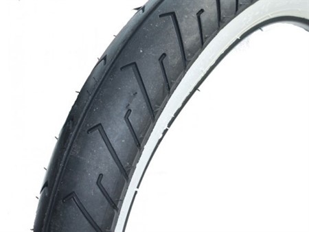 Pneu Mitas MC2 à flancs blancs 2 3/4 - 16" 46J