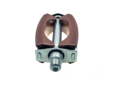 Pedal-Set universal, braun/chrom (Paar)