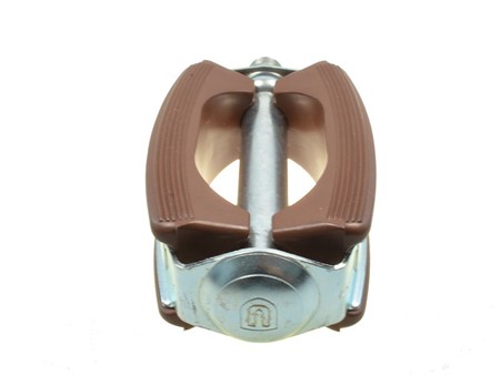 Pedal-Set universal, braun/chrom (Paar)