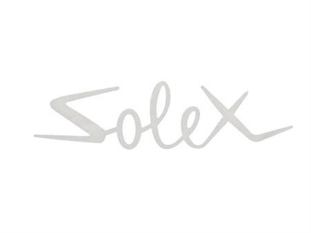 Stickers de décoration blanc " SOLEX " (jeux de 2 pcs)