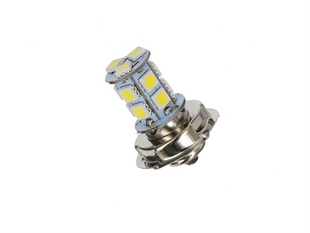 Birne (P26S) LED, weiss, 12V/15W mit Kragen