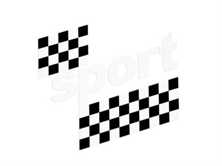 Kleber "sport" weiss (Tankkleber) Puch X30 NS