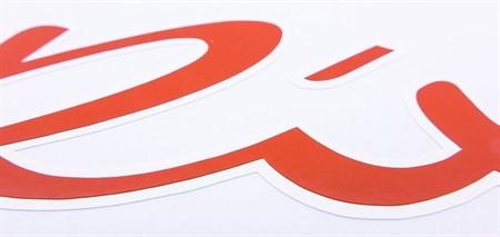 Autocollant/sticker RIXE, rouge