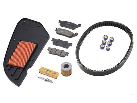 Kit de révision/service complet, scooter Kymco Downtown 125cc ie 4T