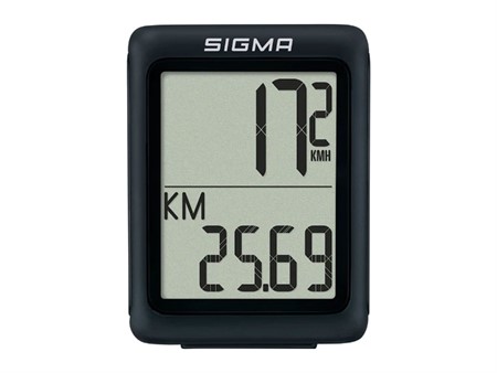 Compteur de vélo SIGMA BC 5.0 WR avec câble, noir, 5 fonctions