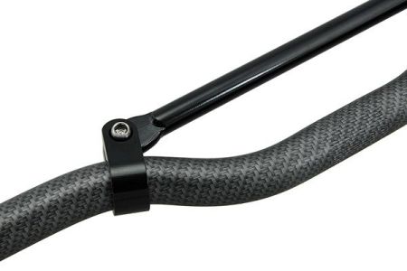 Guidon VTT STR8 62cm look carbone
