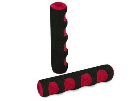 Grips STR8 pour leviers de freins universels, en mousse, rouge