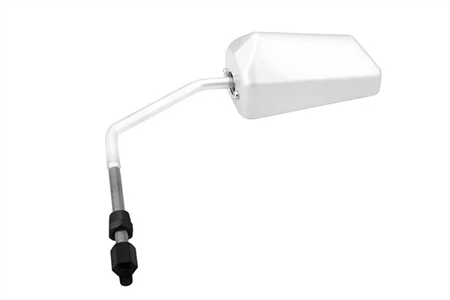 Rétroviseur F1-Style, universel M8 réversible, blanc Rétroviseur F1-Style, universel M8 réversible, blanc