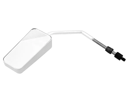 Spiegel STR8 F1-Style, universal, M8 Gewinde (inkl. Adapter Linksgewinde), weiss