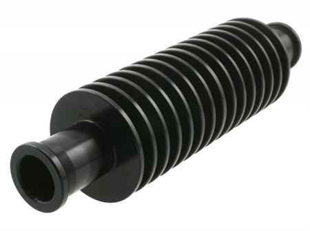 Durchlaufkühler STR8, rund, Anschlussweite 17mm / Innendurchmesser 13mm, schwarz