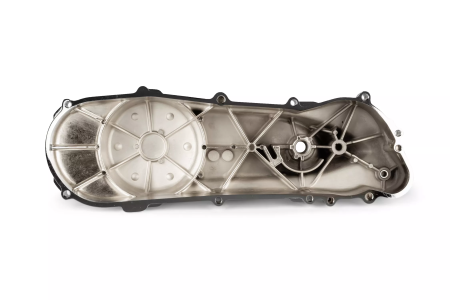 Motorgehäusedeckel, STR8, Peugeot stehend, chrom