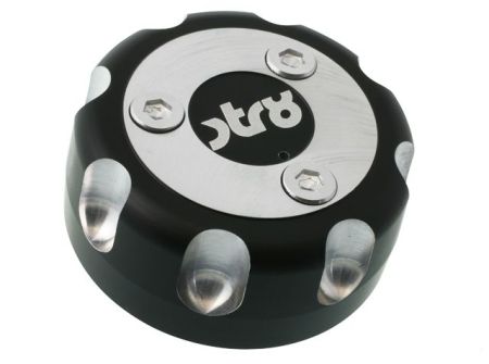 Bouchon d'essence Tuning en alu, Derbi Senda, Noir éloxé