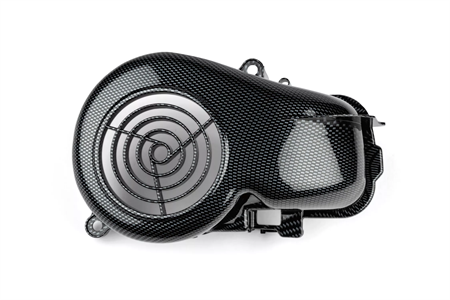 Lüfterrad Abdeckung STR8, Minarelli AC liegend, carbon-look