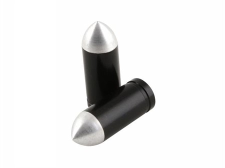 Ventilkappen STR8, Bullet, schwarz Ventilkappen STR8, Bullet, schwarz