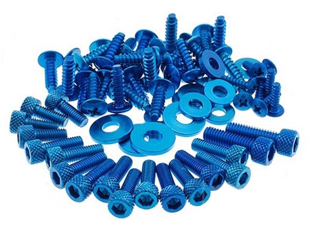 Vis de carrosserie tuning MBK Nitro / Yamaha Aerox, bleu Vis de carrosserie tuning MBK Nitro / Yamaha Aerox, bleu