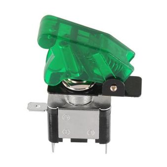 Coupe circuit Killswitch NOS Type, capuchon vert, LED vert
