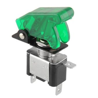 Coupe circuit Killswitch NOS Type, capuchon vert, LED vert
