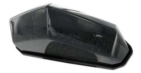 Feu arrière STR8 Black-Line LED, clignotant intégrés, universel, homologué CE