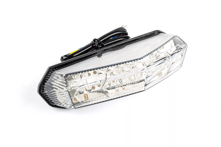 Feu arrière STR8 LED, clignotant intégrés, universel, homologué CE Feu arrière STR8 LED, clignotant intégrés, universel, homologué CE