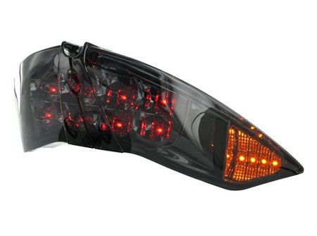 Rücklicht STR8 Black-Line LED mit Blinkerfunktion für Peugeot Jetforce