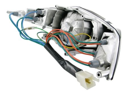 Phare arrière STR8 Lexus LED BLACK LINE Peugeot Speedfight 3,avec clignotants intégrés et homologation