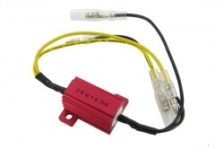 Widerstand STR8, 25W / 10 Ohm, für LED Blinkerbirnen und Blinker, 1 Stück