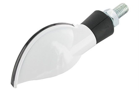 Paire de clignotants STR8 Curve LED Black-Line,blanc, homologué CE