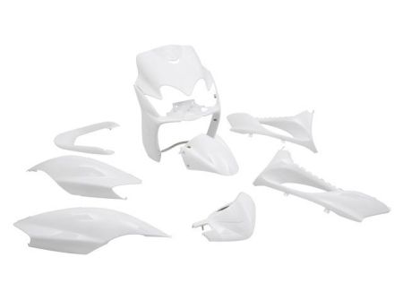 Verkleidungskit STR8, MBK Mach-G / Yamaha Jog-R, 9-Teile, weiss Verkleidungskit STR8, MBK Mach-G / Yamaha Jog-R, 9-Teile, weiss