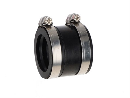 Ansauggummi mit Schellen, Anschlussweite 34mm