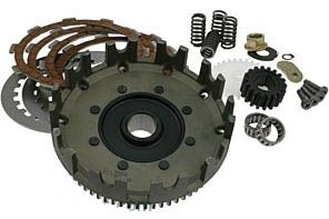Kit disques d'embrayage + engrenage primaire Top Performances, moteur moto 50cc Minarelli AM345 / AM6