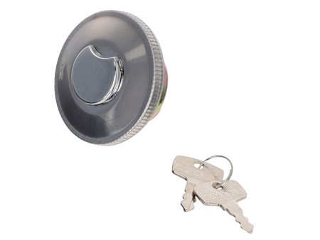 Tankdeckel 40mm chrom abschliessbar Tankdeckel 40mm chrom abschliessbar