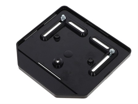 Support de plaque d'immatriculation Suisse scooter /moto en plastique noir
