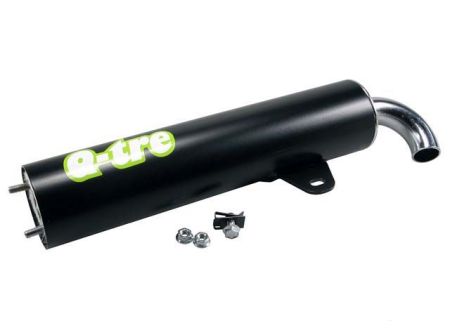 Silencieux d'échappement TECNIGAS Q-TRE, noir Silencieux d'échappement TECNIGAS Q-TRE, noir