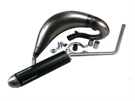 Pot d'échappement TECNIGAS E-NOX STEEL, moto 50cc Honda HM CRE