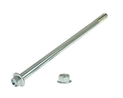 Axe de roue 12mm avec écrous pour fourche Harry Axe de roue 12mm avec écrous pour fourche Harry
