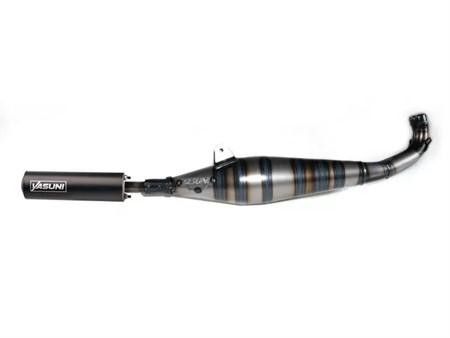 Echappement Yasuni noir pour Peugeot 103 SP (Puch/Sachs/universal)
