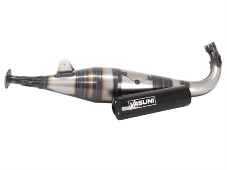 Auspuff Yasuni schwarz zu Peugeot 103 SP (Puch/Sachs/universal)