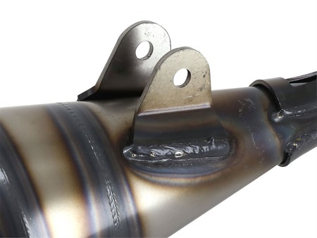 Auspuff Yasuni schwarz zu Peugeot 103 SP (Puch/Sachs/universal)