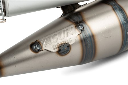 Pot YASUNI Scooter R silencieux alu brossé Piaggio/Gilera